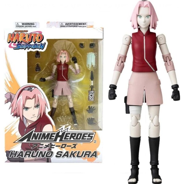 Figura bandai anime heroes naruto haruno sakura