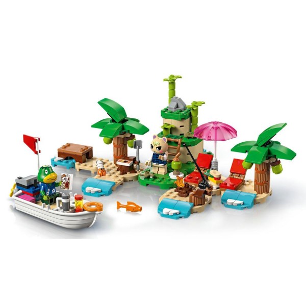 Lego animal crossing paseo en barca con el capitán