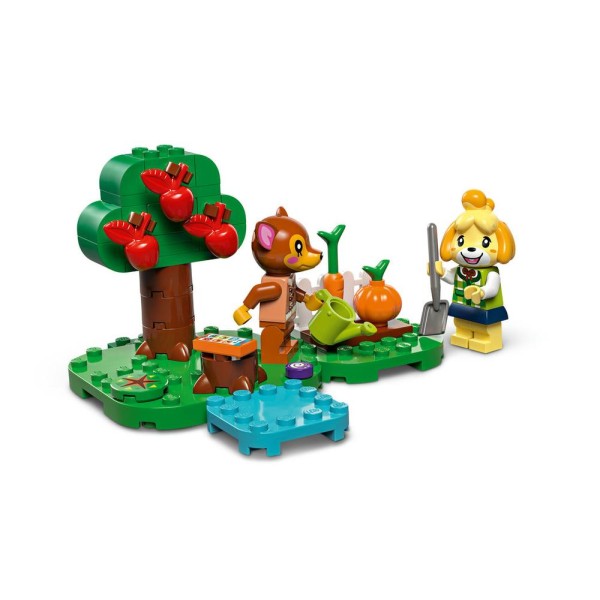 Lego animal crossing la visita de canela