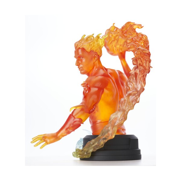 Figura mini busto diamond marvel comic human torch 1 - 6 scale