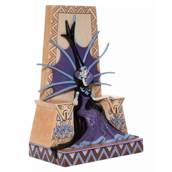 Figura enesco disney el emperador kuzco yzma en su trono