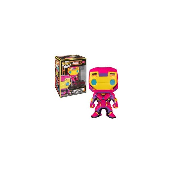 Funko pop marvel black light ironman multicolor 48846