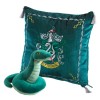 Peluche pack the noble collection harry potter serpiente mascota slytherin + cojin slytherin