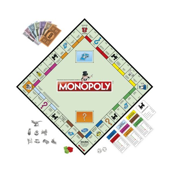 Juego de mesa hasbro monopoly clásico español