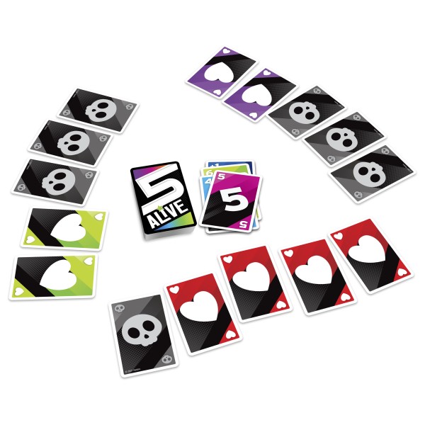 Juego de cartas 5 alive