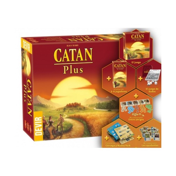 Juego de mesa devir catan plus pegi 10