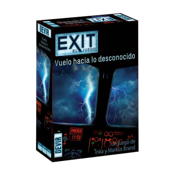 Juego de mesa devir exit 15 vuelo hacia lo desconocido