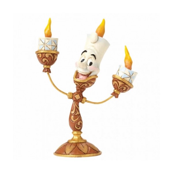 Figura enesco disney la bella y la bestia lumiere