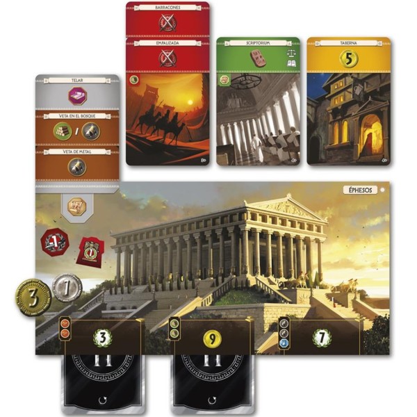 Juego de mesa asmodee 7 wonders nueva edicion pegi 10