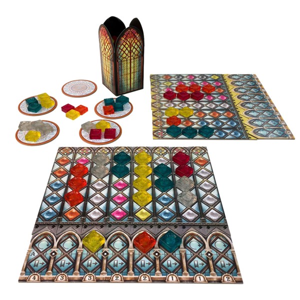 Juego de mesa azul vitrales de sintra pegi 8