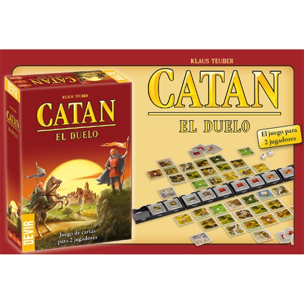 Juego de mesa devir catan el duelo pegi 10 2 jugadores