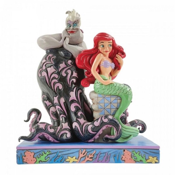 Figura enesco disney la sirenita ariel y úrsula