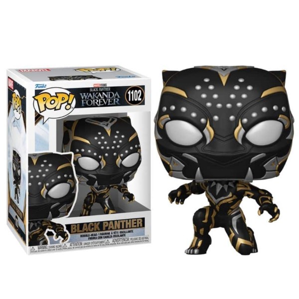 Funko pop marvel black panther wakanda forever black panther 66718