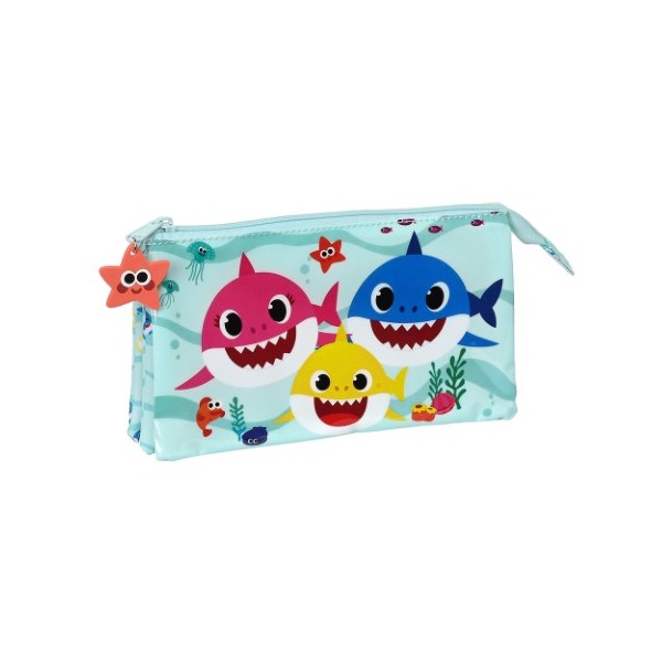 Portatodo Triple Baby Shark Beach Day 22x3x12cm