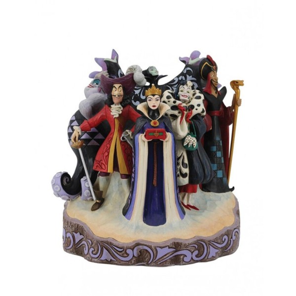 Figura decorativa enesco disney villanas de corazón