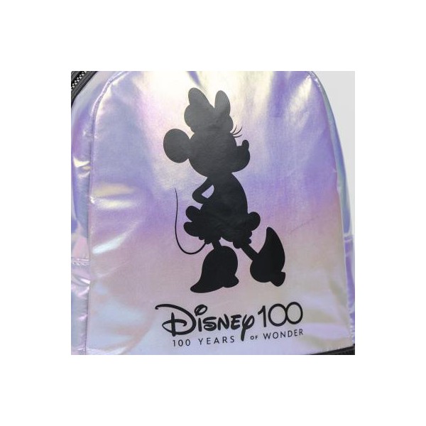 Mochila casual moda iridiscente disney 100