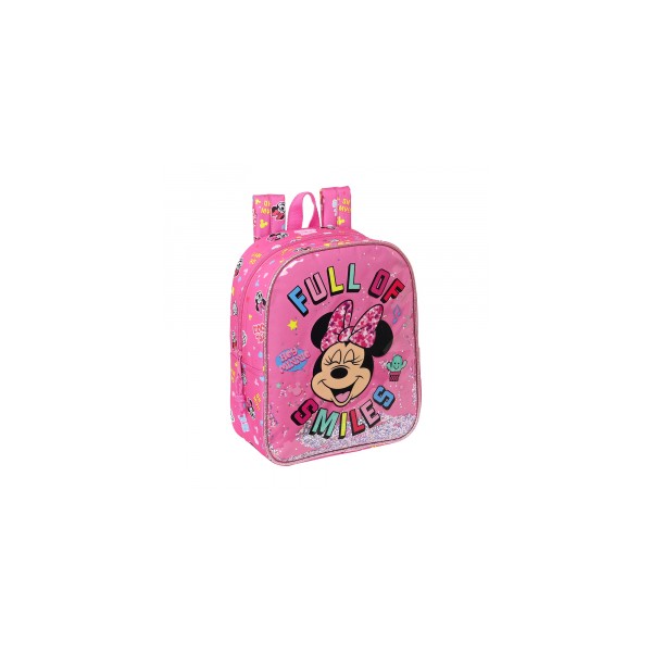 Mochila Guarderia Adapt.Carro Minnie Mouse Lucky 22x10x27cm