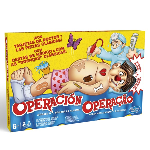 Juego hasbro classic operation