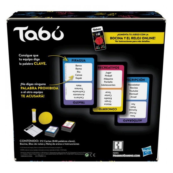 Juego de mesa hasbro tabú