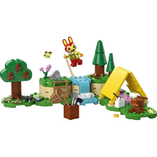 Lego animal crossing actividads al aire libre con coni