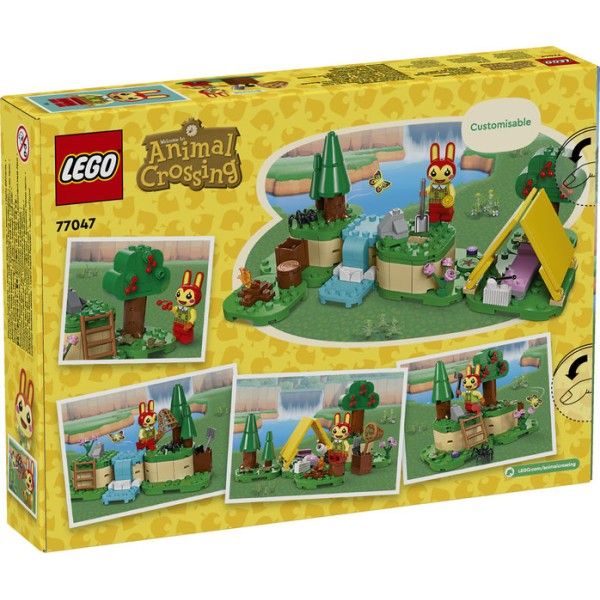 Lego animal crossing actividads al aire libre con coni