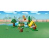 Lego animal crossing actividads al aire libre con coni