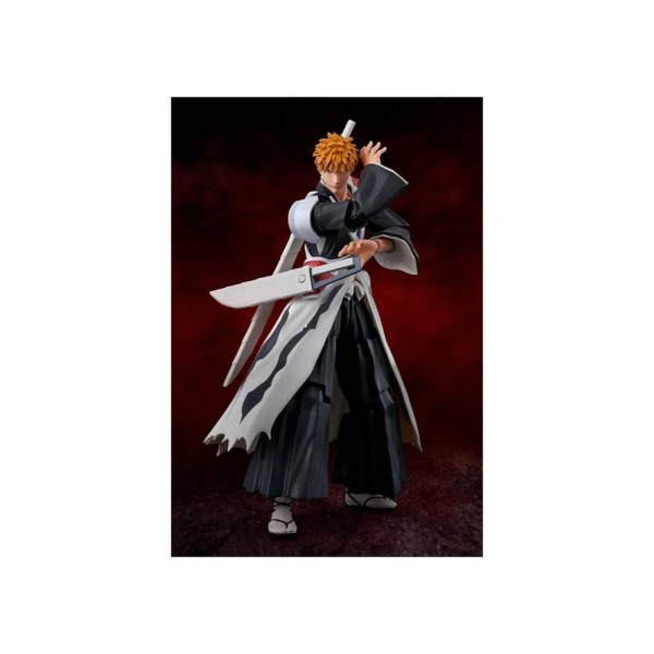 Ichigo kurosaki dual zangetsu ver. fig. 155 cm bleach sh figuarts