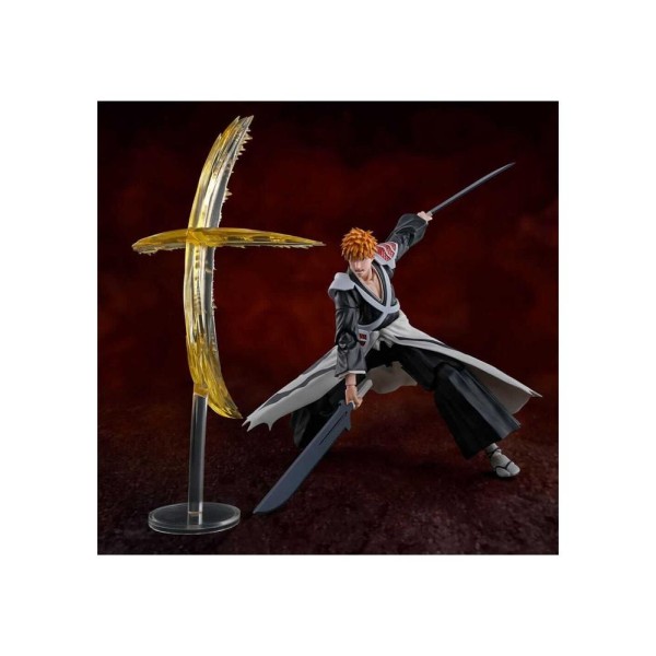 Ichigo kurosaki dual zangetsu ver. fig. 155 cm bleach sh figuarts