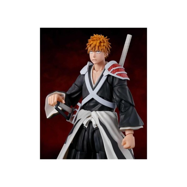 Ichigo kurosaki dual zangetsu ver. fig. 155 cm bleach sh figuarts