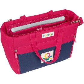 Bolso Con Bolsillo Para Portatil 14,1'' Benetton Cherry 54X17X31Cm