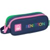 Portatodo Doble Benetton Damero 21X6X8Cm