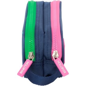 Portatodo Doble Benetton Damero 21X6X8Cm