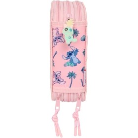 Plumier Triple 37 Pcs Stitch Beach 12.5X5.5X19.5Cm