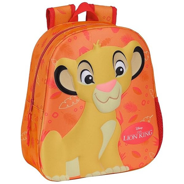 Mochila 3D El Rey Leon 27X10X33Cm