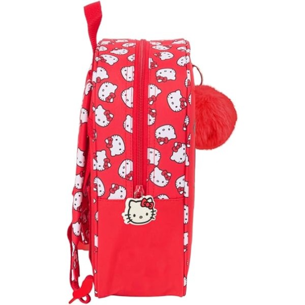 Mochila Guarderia Adapt.Carro Hello Kitty Iconic 22X10X27Cm