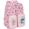 Mochila Infantil Bolsillos Adapt.Carro Stitch Beach 26X11X34Cm