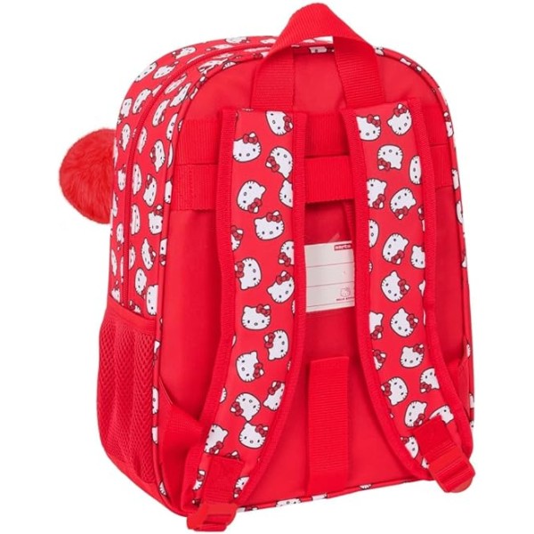 Mochila Infantil Adapt.Carro Hello Kitty Iconic 26X11X34Cm