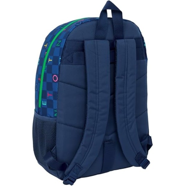 Mochila Adapt.Carro Benetton Damero 46X30X14Cm