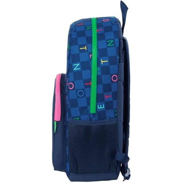 Mochila Adapt.Carro Benetton Damero 46X30X14Cm