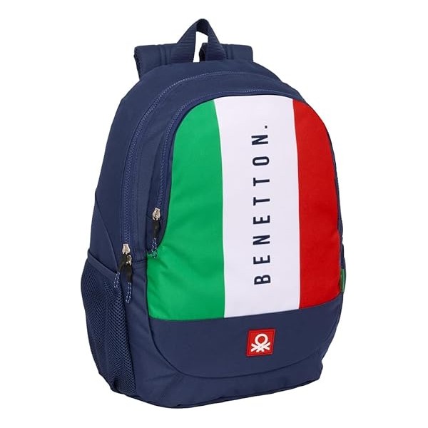 Mochila Adapt.Carro Benetton Flag 32X16X44Cm