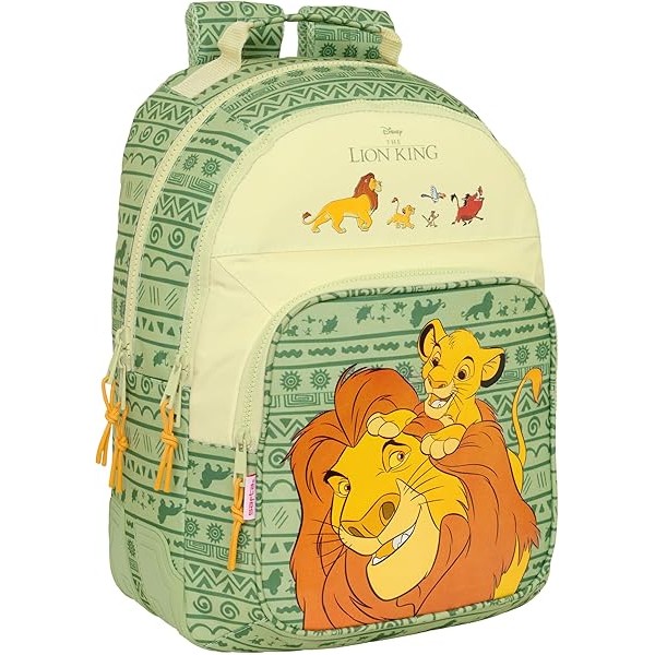 Mochila Doble Adapt.Carro Mufasa 32X15X42Cm