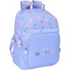 Mochila Doble Adapt.Carro Benetton Lila 32X15X42Cm