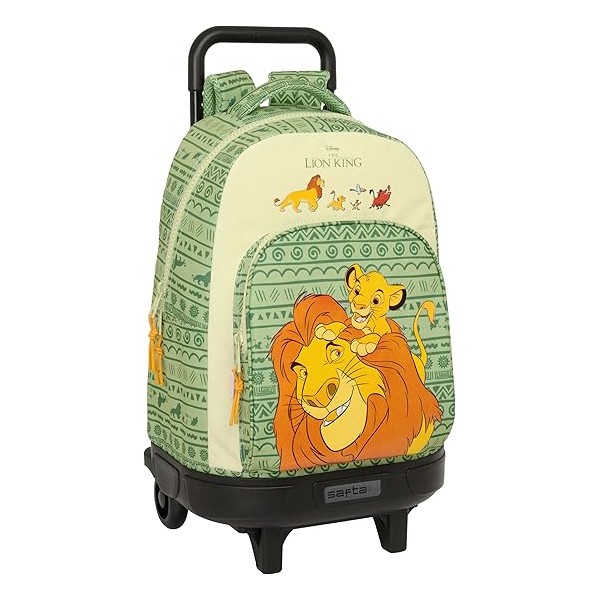 Mochila Gde. C/Ruedas Compact Extraible Mufasa 33X22X45Cm