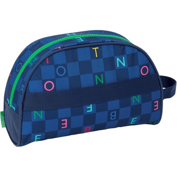 Neceser Adapt.Carro Benetton Damero 28X10X18Cm