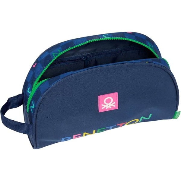 Neceser Adapt.Carro Benetton Damero 28X10X18Cm