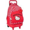 Mochila Gde. C/Ruedas Compact Extraible Hello Kitty Iconic 33X22X45Cm