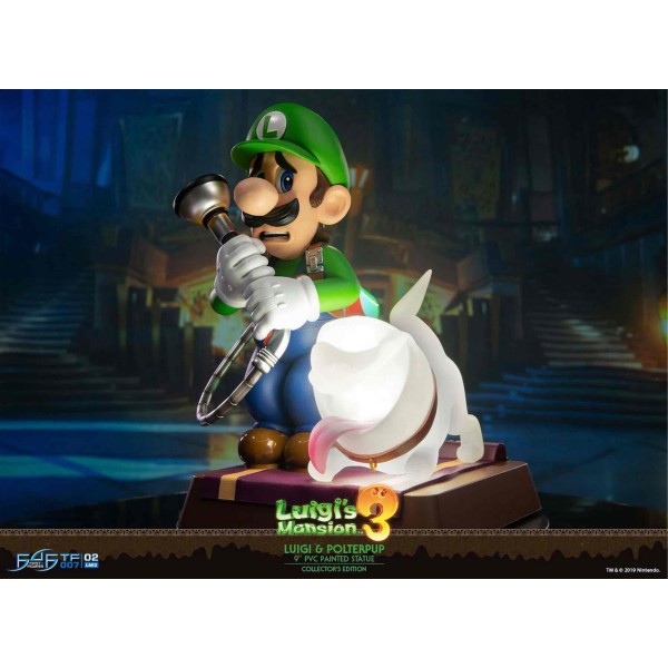 First 4 figures figura 25 cm collectors edition luigi's mansion 3 luigi