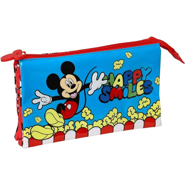 Portatodo Triple Mickey Mouse Happy Smiles 22x3x12cm