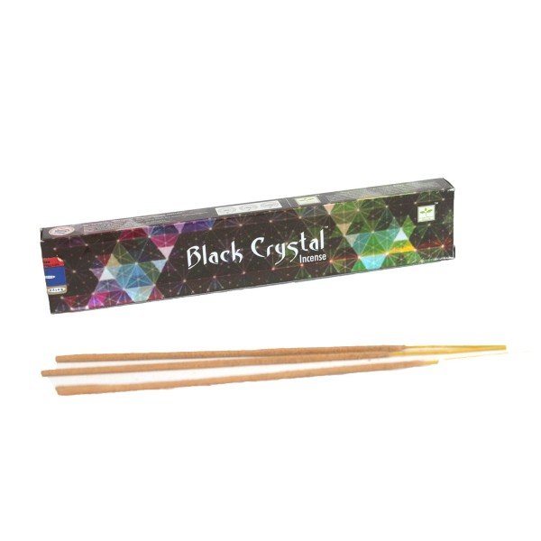 Incienso Satya Black Crystal Incense - 15g