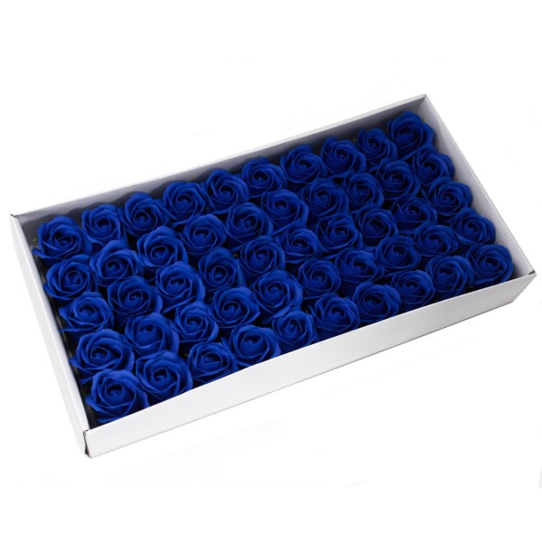 Flor de manualidades deco mediana - azul royal